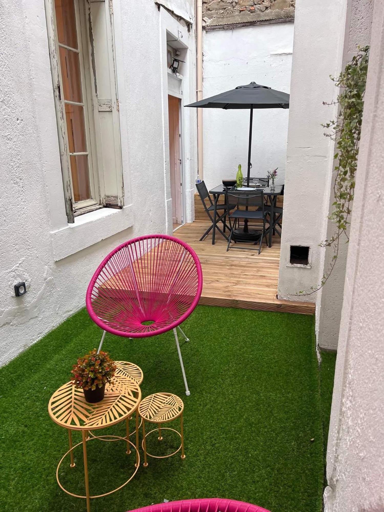 Charmant Appartement Climatise Aux Pieds De La Cite Каркассонн Екстер'єр фото