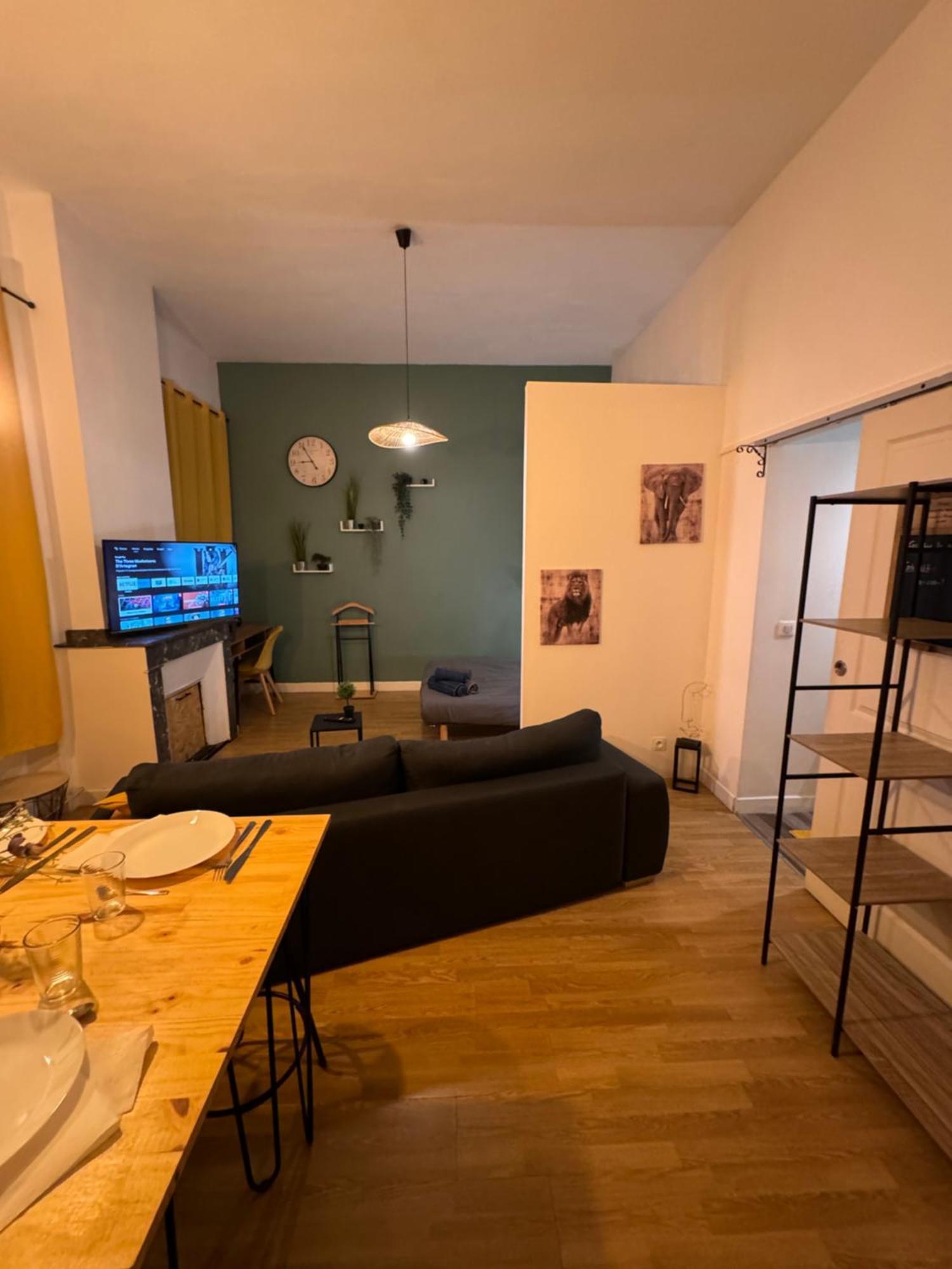 Charmant Appartement Climatise Aux Pieds De La Cite Каркассонн Екстер'єр фото